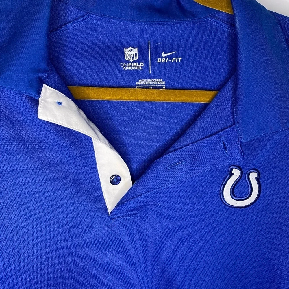 Indianapolis Colts Logo Nike Short Sleeve Dri Fit Polo
